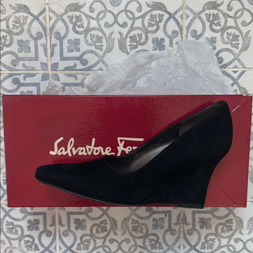 Salvatore Ferragamo Black Women's Shoes